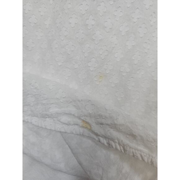 Anthropologie Dress Womens Size 8 The Katerina Button-Front White Cottagecore - Picture 9 of 10